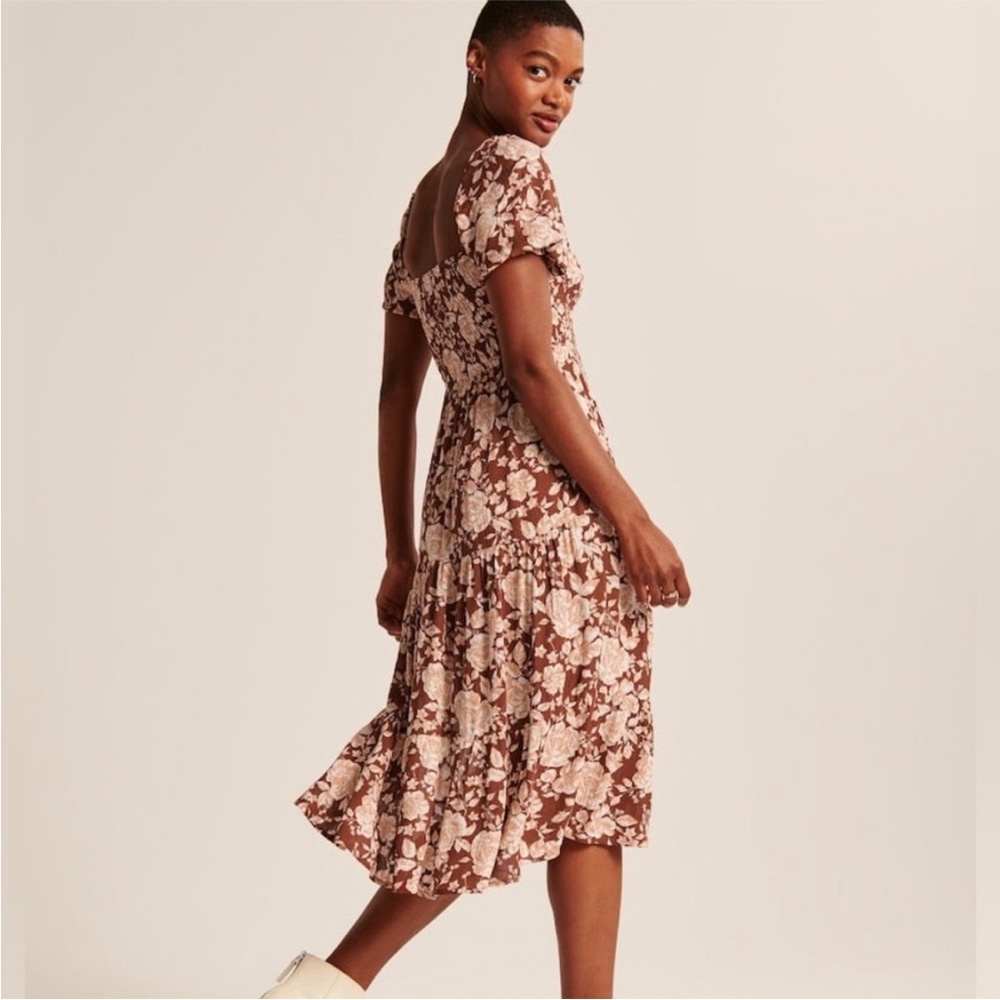 Abercrombie & Fitch floral smock dress